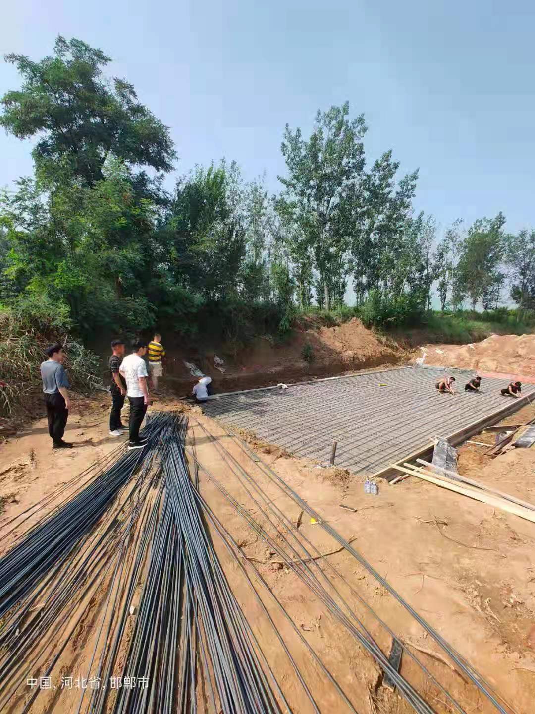 館陶縣安桃園村生活污水施工現場圖 華清環境 館陶縣安桃園村生活污水施工現場圖 華清環境