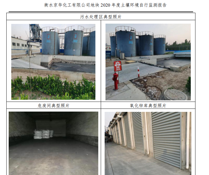 衡水京華化工廠區土壤監測 衡水京華化工廠區土壤監測